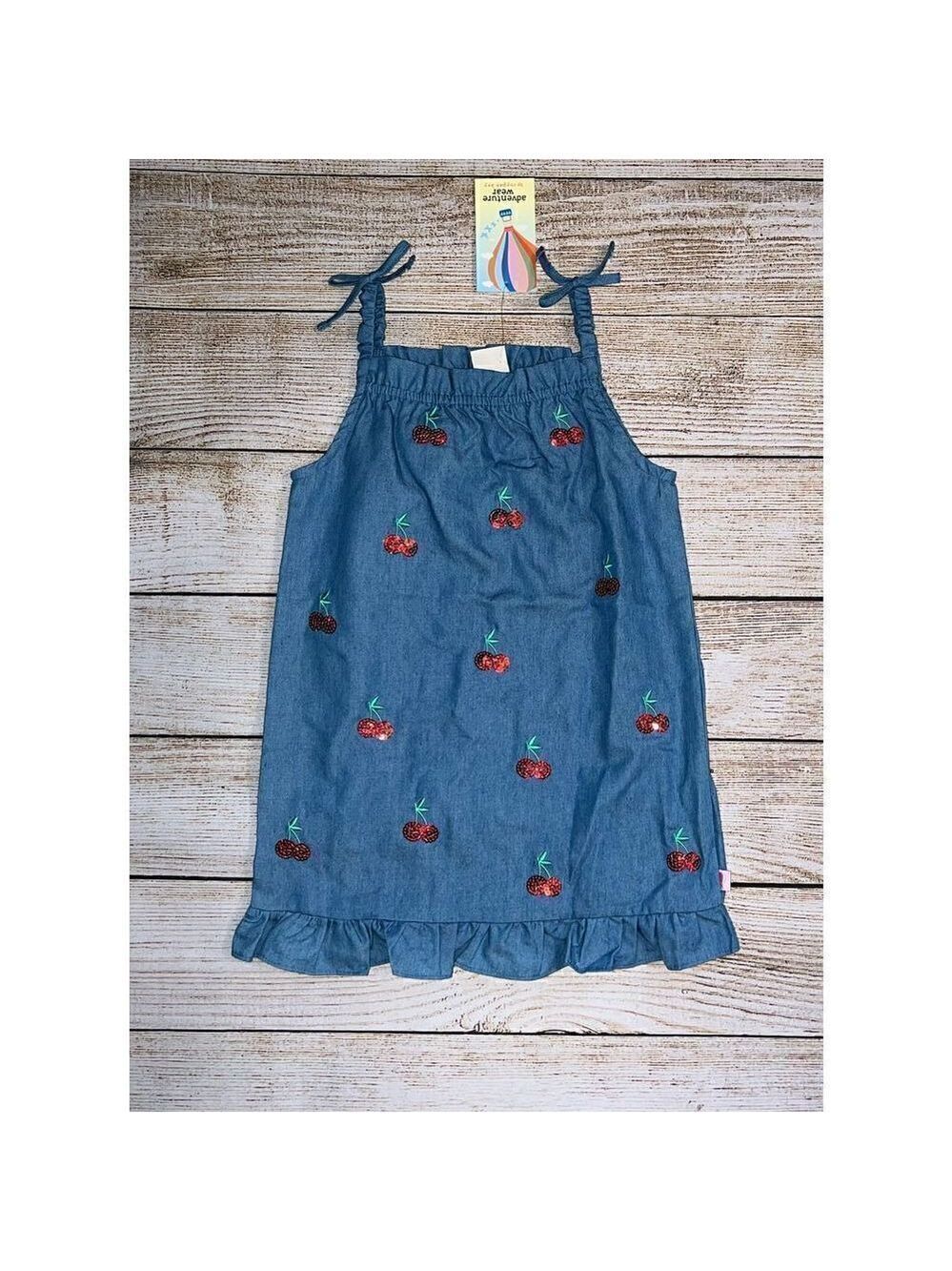 Copper Key Girls’ Cherry Sundress (Sz 5)